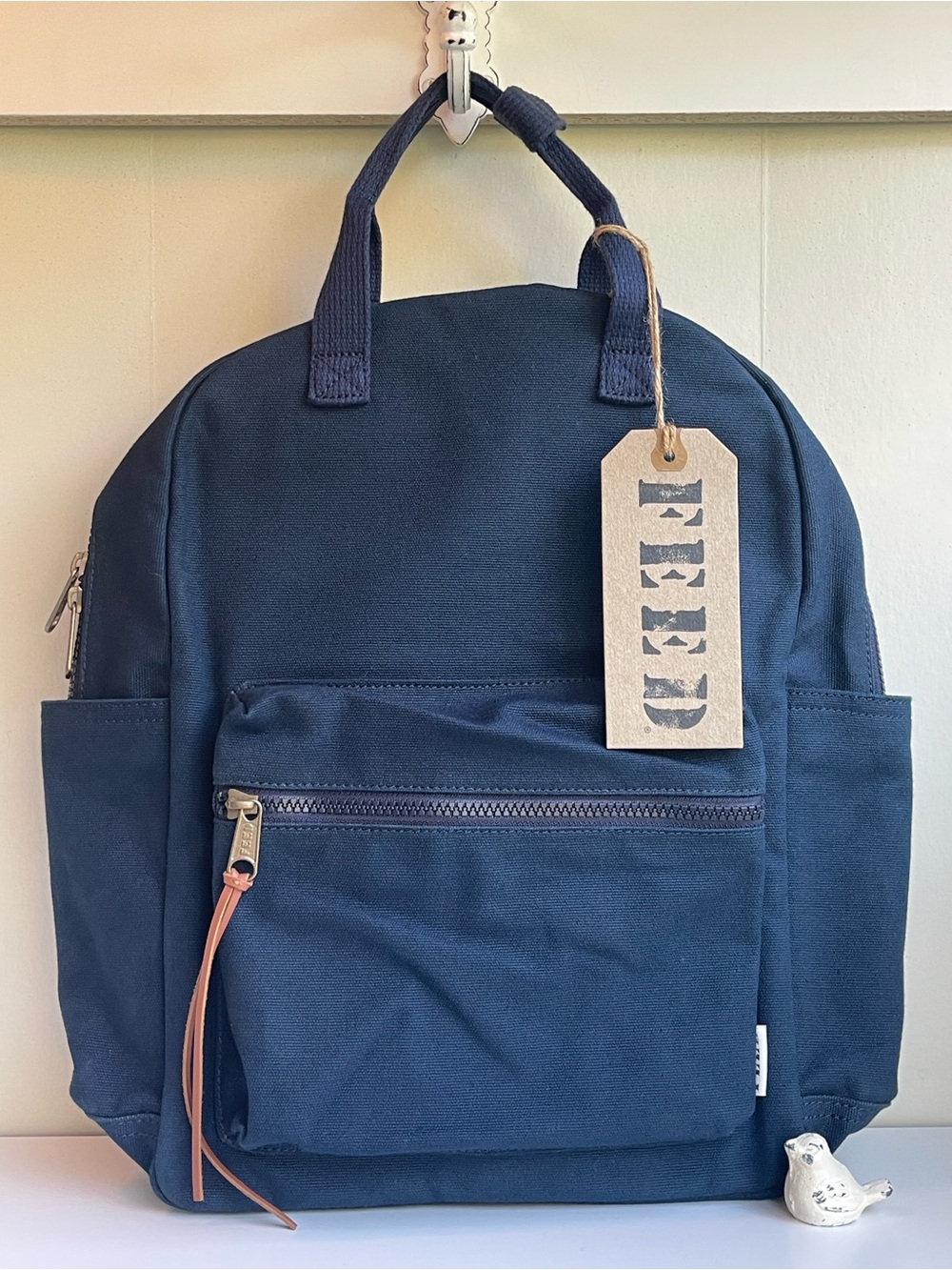 FEED Navy Backpack New With Tag 🏷️